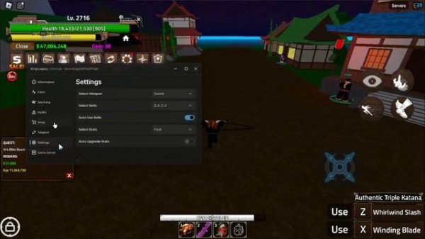 UPDATED King Legacy Script 2024 | AUTO FARM LEVEL | FARM MATERIALS | SEA KING | HYDRA | KEY-SYSTEM