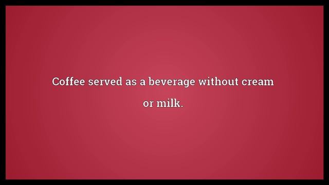 Black coffee Meaning смотреть онлайн