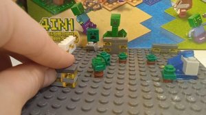 строю мини город из лего