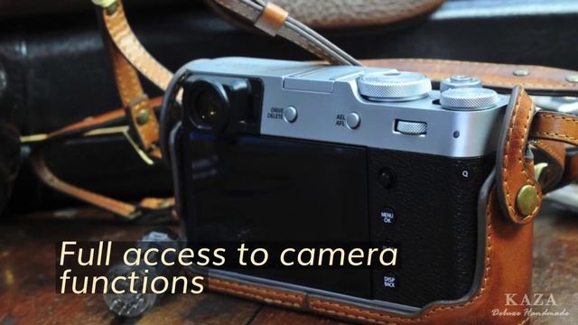 Fujifilm X-100V Leather Camera Case смотреть онлайн