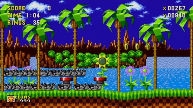 Sonic 1 On Sonic Origins - Debug Mode Secrets (Road To 100 Subscribers) #ROADTO100SUBSCRIBERS