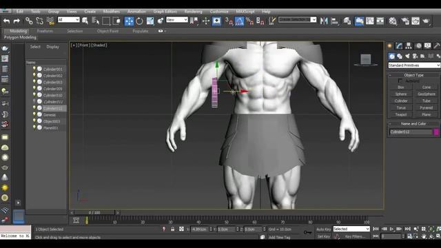 Modeling lowpoly warrior 3ds max tutorial final part смотреть онлайн