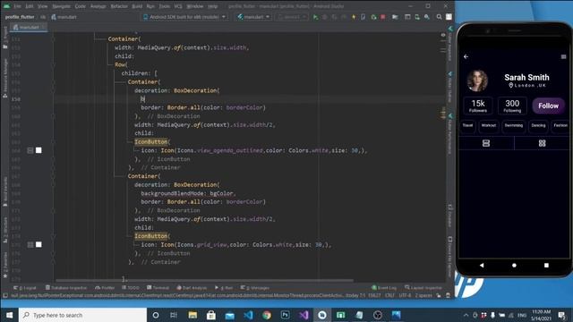 Flutter Profile Screen UI | Full Tutorial смотреть онлайн
