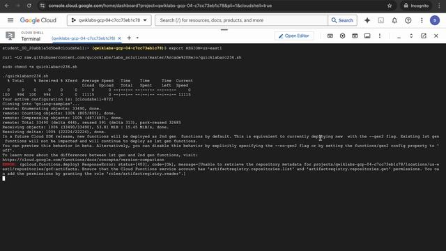 Arcade Hero: Enter the Cloud Function Storage | #qwiklabs | #ARC236 | [With Explanation🗣️] смотреть онлайн