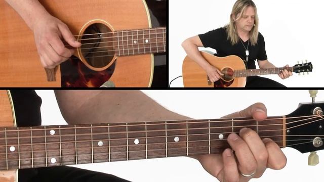 Acoustic Rock Rhythm Guitar Lesson - Just Talking Performance - Angus Clark смотреть онлайн
