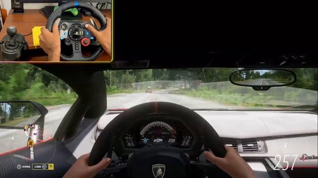 Lamborghini Aventador SVJ | Forza Horizon 5 (Steering Wheel + Shifter) Gameplay | lamborghini DRIFT смотреть онлайн