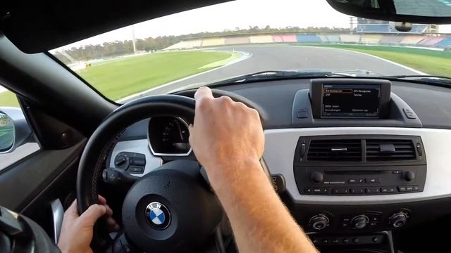 Hockenheimring GP 23.Oktober 2014 BMW Z4M Roadster drift onboard смотреть онлайн