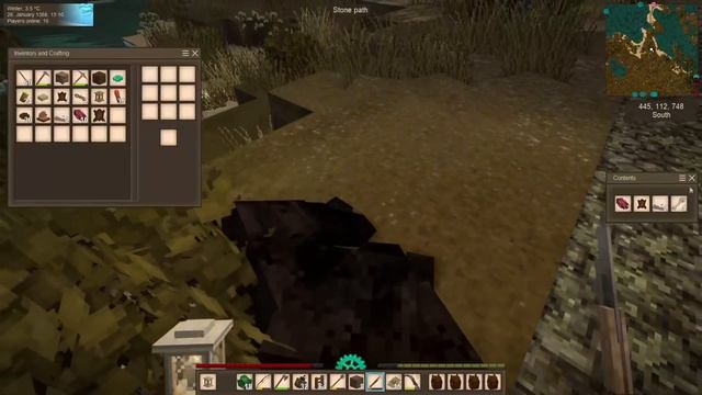 Vintage Story (not Minecraft) - Bear almost killed me, after wolf atack. Survived with almost no HP смотреть онлайн