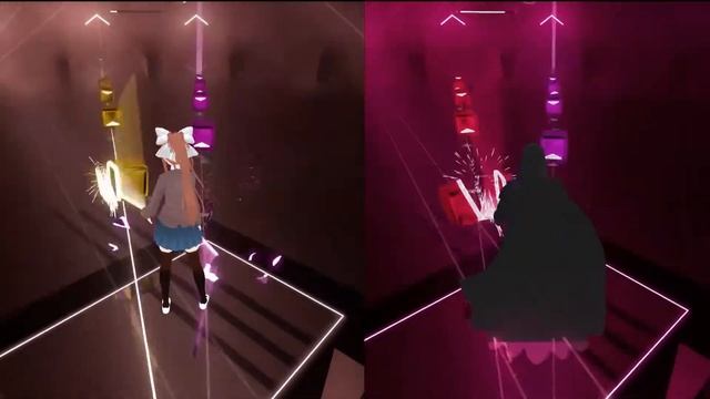 Darth Vader vs Monika 360 EXPERT Beat Saber! 3,000 Rumble Special! смотреть онлайн