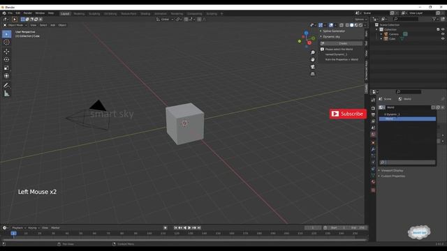 Create sky in blender || step by step tutorial || smart sky смотреть онлайн