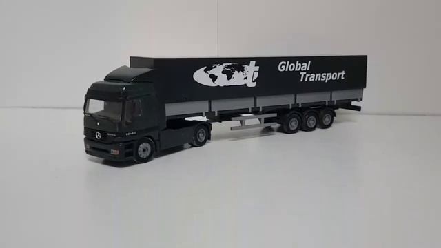 Joal 1:50 Ref.361 Mercedes-Benz Actros tráiler con toldo смотреть онлайн