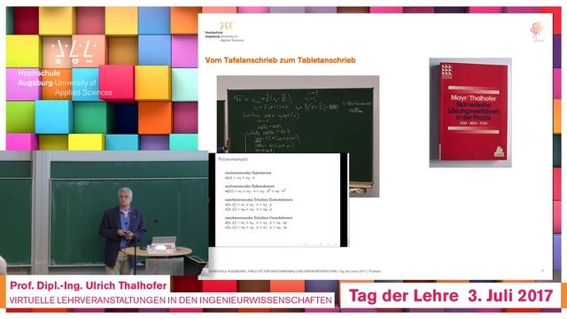 Virtuelle Lehrveranstaltungen in den Ingenieurwissenschaften - Prof. Dipl.-Ing. Ulrich Thalhofer смотреть онлайн