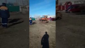 Дт 75 с двигателем ваз 2106 первый пробный выезд