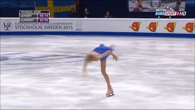 2015 Europeans - Elena Radionova FS B.ESP2 смотреть онлайн