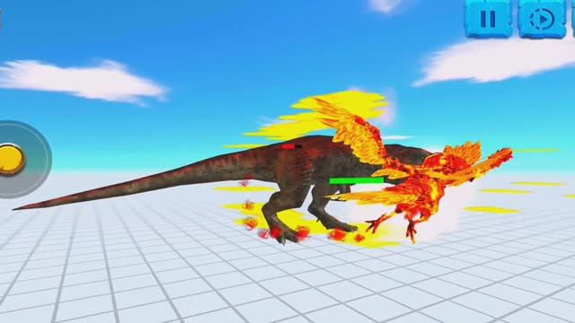 New Phoenix Boss Vs Trex - Animal Revolt Battle Simulator