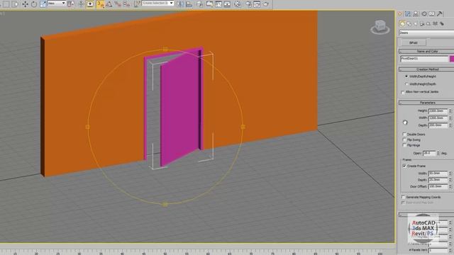 3dS Max - Practical - 1 - Creating Door - 3dS Max Tutorial смотреть онлайн