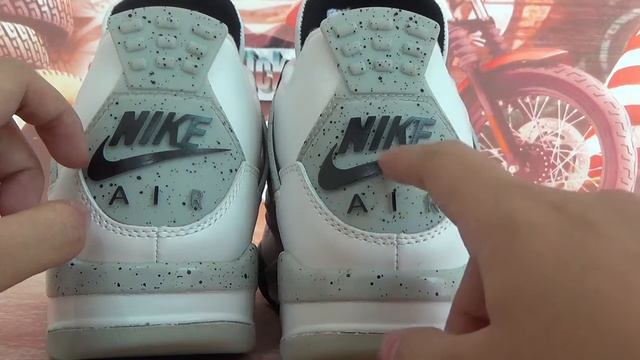 Air Jordan 4 OG 89 white Cement смотреть онлайн