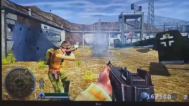 Тест игры Medal of Honor (PSP) на приставке М10