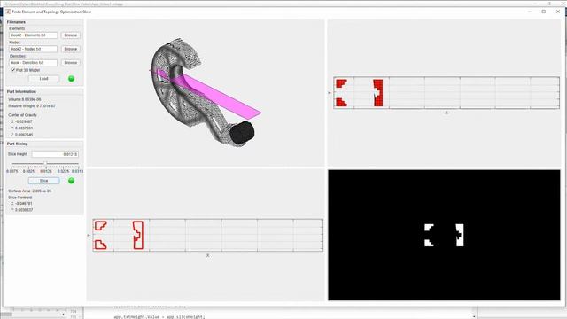 Animation of the Slicing Program I made to slice an Ansys 3D Finite Element Mesh: Optimized Hook смотреть онлайн
