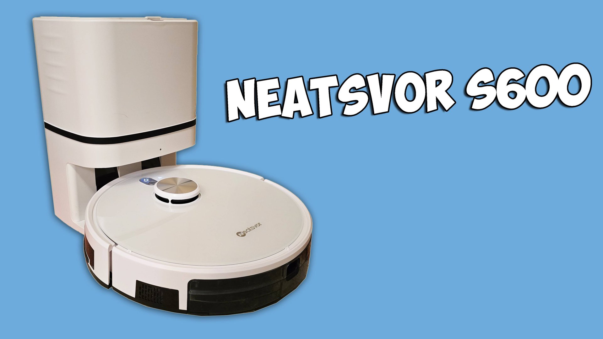 РОБОТ ПЫЛЕСОС NEATSVOR S600 - ПЫЛЕСОСИТ И МОЕТ ПОЛ!