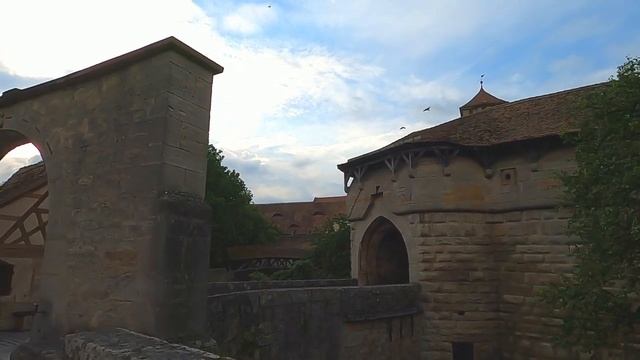 Ротенбург над рекой Таубер. ( Красная крепость. Красный Град). Rothenburg ob der Tauber. Часть 1. смотреть онлайн