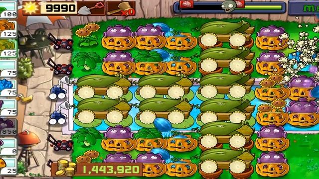 Plants Vs Zombies/Растения против Зомби.Survival Endless/Выживание бесконечно.25-26 Waves/волны