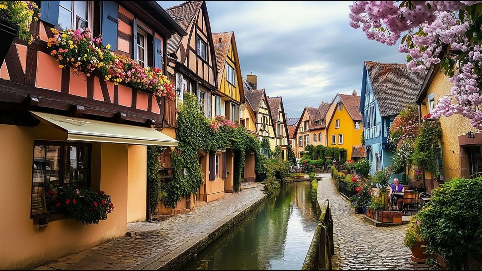 Кольмар, Франция. Прогулка по настоящему сказочному городу в дождливый день | #шариклайф смотреть онлайн