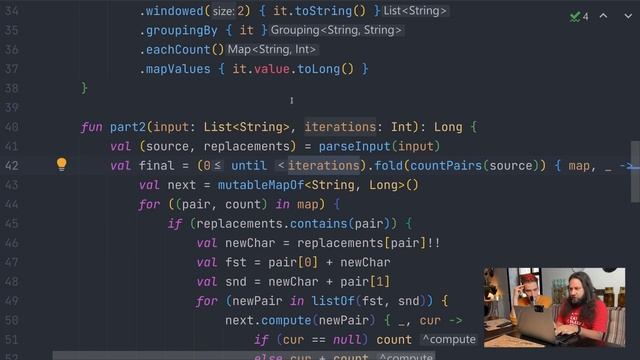 Advent of Code 2021: разбор задачи №14 от Паши Финкельштейна, Kotlin смотреть онлайн