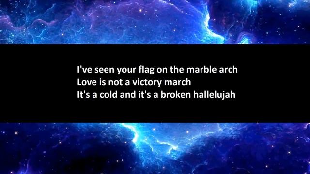 John Cale - Hallelujah karaoke. смотреть онлайн