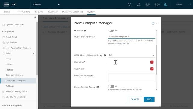 6. Register vCenter with NSX Manager смотреть онлайн