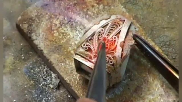 КАК Я ДЕЛАЮ МУЖСКОЕ ФИЛИГРАННОЕ КОЛЬЦО изготовление филигранного кольца из серебра смотреть онлайн