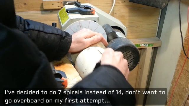 Woodturning A Spiraled Cypress Vessel Part 1 смотреть онлайн