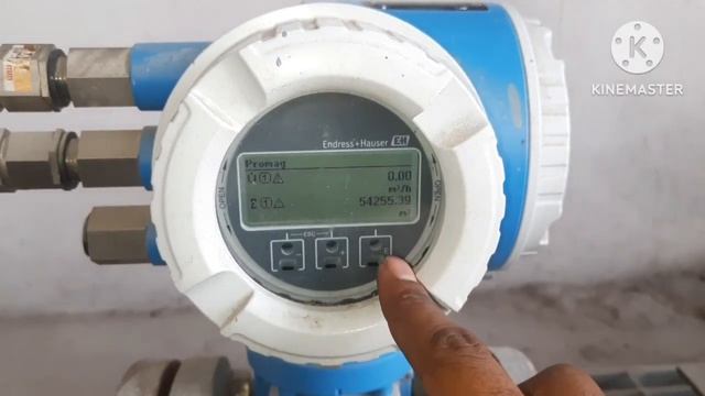 Endress Hauser Promag 300 Totaliser  Show 2 Display Setting