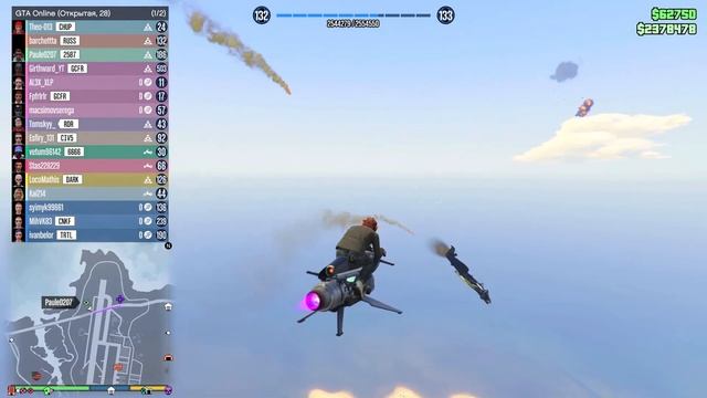 Дуэль на опрессорах в ЖТА Онлин GTA Online Opressor Trolling Griefers