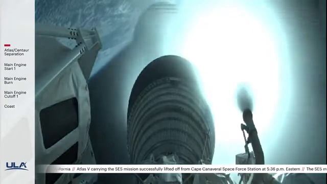 ULA Launch Atlas V Rocket with two communication satellite SES20&21 смотреть онлайн
