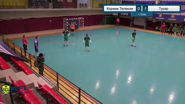 Зимнее первенство AFL (2021г) I лига Коркем Телеком 0:5 Турар смотреть онлайн