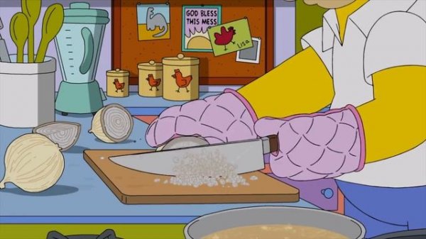 "СИМПСОНЫ" -  СЬЕЛ СВОЙ ПАЛЕЦ