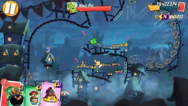 Angry Birds 2 PC King Pig Panic (KPP) with Stella for extra Hal card, Tue May 25, 2021 смотреть онлайн