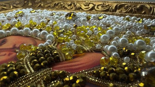 ЖС-1-ЗЖ Набор для вышивания Богородица Владимирская от ТМ Хрустальные грани смотреть онлайн