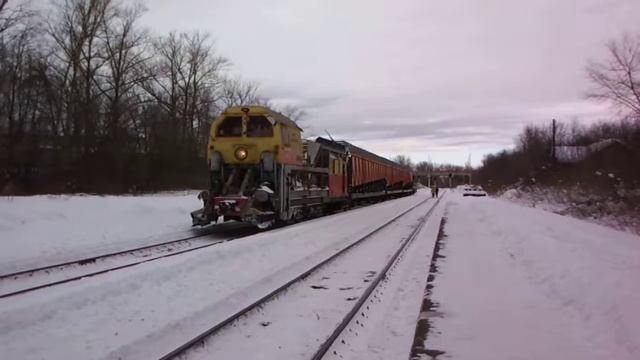 Маневры СМ-2 под тягой ЧМЭ3-3198 по рзд 6 км в Коломне смотреть онлайн