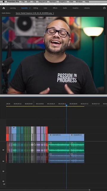 Delete ALL Gaps In The Timeline FAST - Premiere Pro #Shorts смотреть онлайн