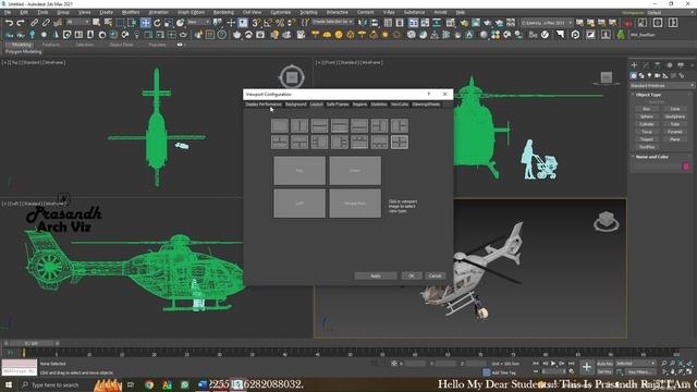 3ds Max Tutorial In Tamil - Viewports Layout Settings смотреть онлайн