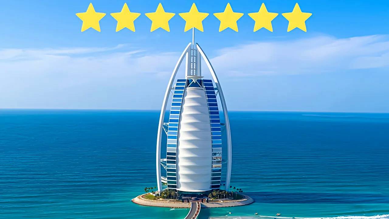 Burj Al Arab, Dubai's 7-Star Luxury Hotel, Review & Impressions (4K Full Tour) смотреть онлайн