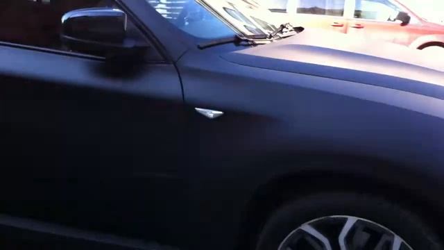 Matte Black BMW X6 E71 in Montreal смотреть онлайн