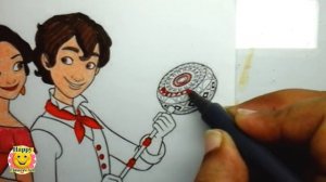 Coloring Princess Elena and Mateo Disney Coloring Page | Elena of Avalor Coloring Page