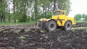 Мега мощь! Тракторы К-701 пашут поля! Powerful tractors K-701 plow fields. Legendary technique