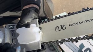 Как установить насадку цепной пилы на УШМ FarSEER? Инструкция в видео