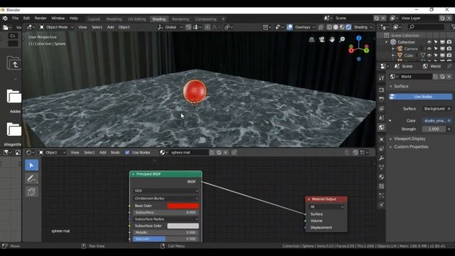Principled Volume node, Bevel node, Specular node | Blender 2.8 | Eevee | R animation Studios смотреть онлайн