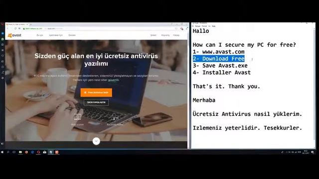 Bedava Antivirus - Ücretsiz! Free Antivirus Avast 2018 - Its free version. смотреть онлайн