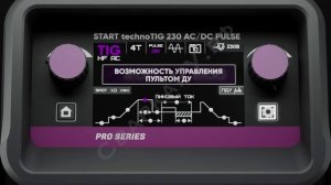 Установка для аргонодуговой сварки Старт technoTIG 230 AC-DC Pulse Знакомство